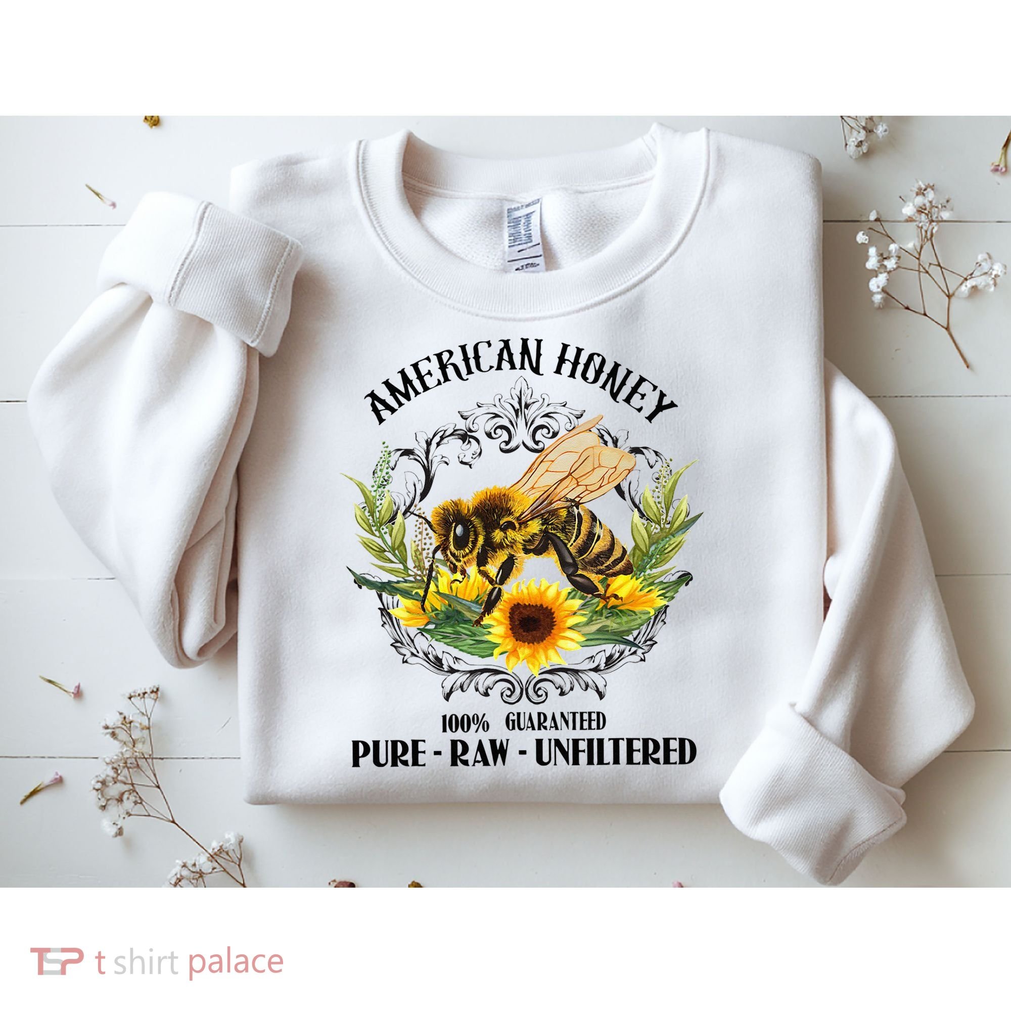 American Honey Bee Funny Beekeeping Gift For Beekeeper Sweatshirt
