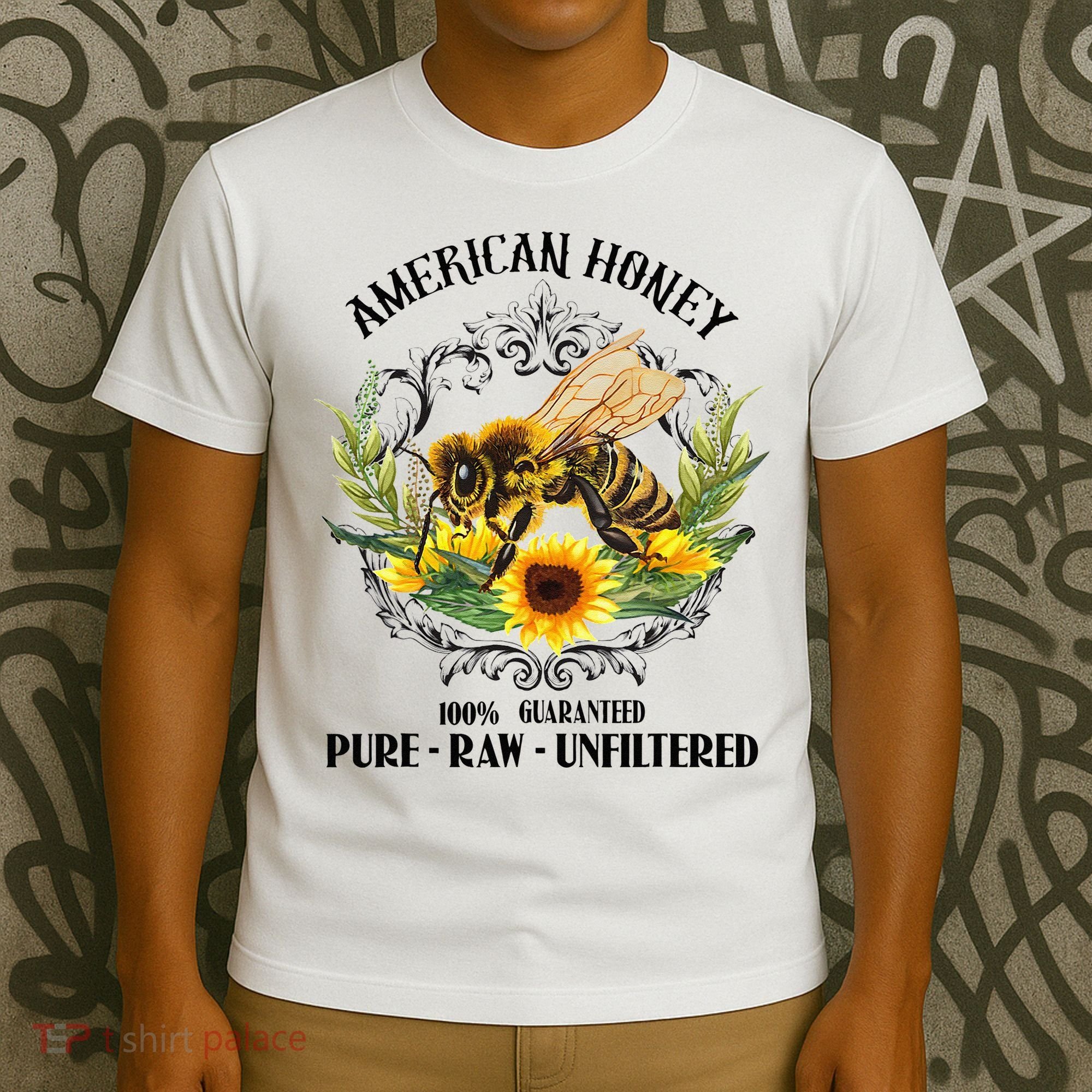 American Honey Bee Funny Beekeeping Gift For Beekeeper T-Shirt