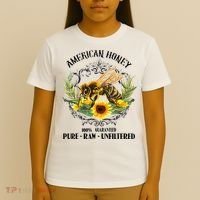 American Honey Bee Funny Beekeeping Gift For Beekeeper T-Shirt thumb 4