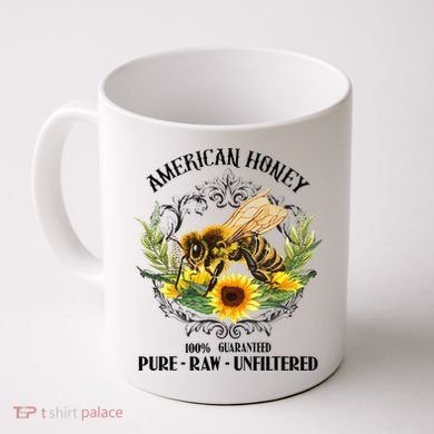 American Honey Bee Funny Beekeeping Gift For Beekeeper Coffee Mug