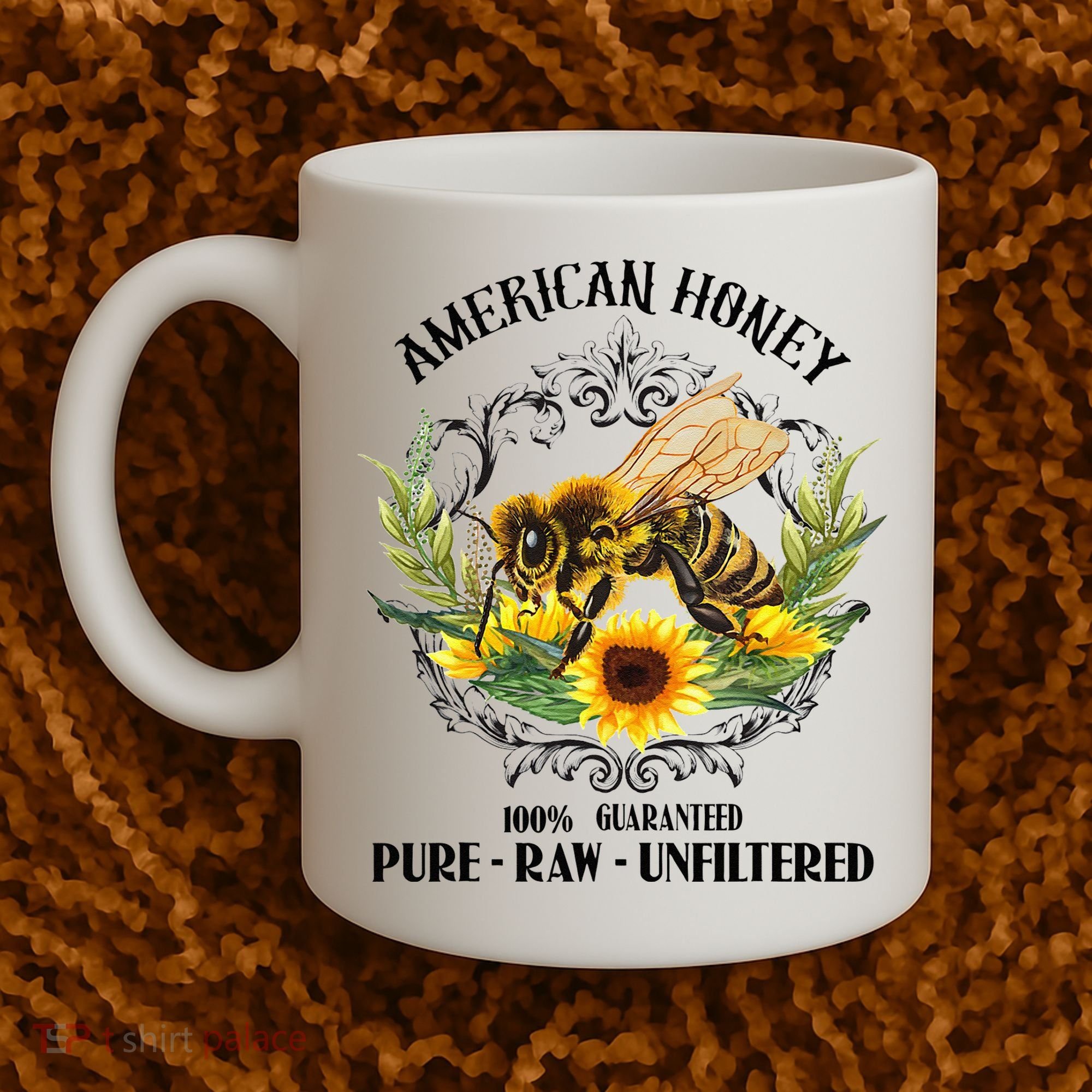 American Honey Bee Funny Beekeeping Gift For Beekeeper Coffee Mug