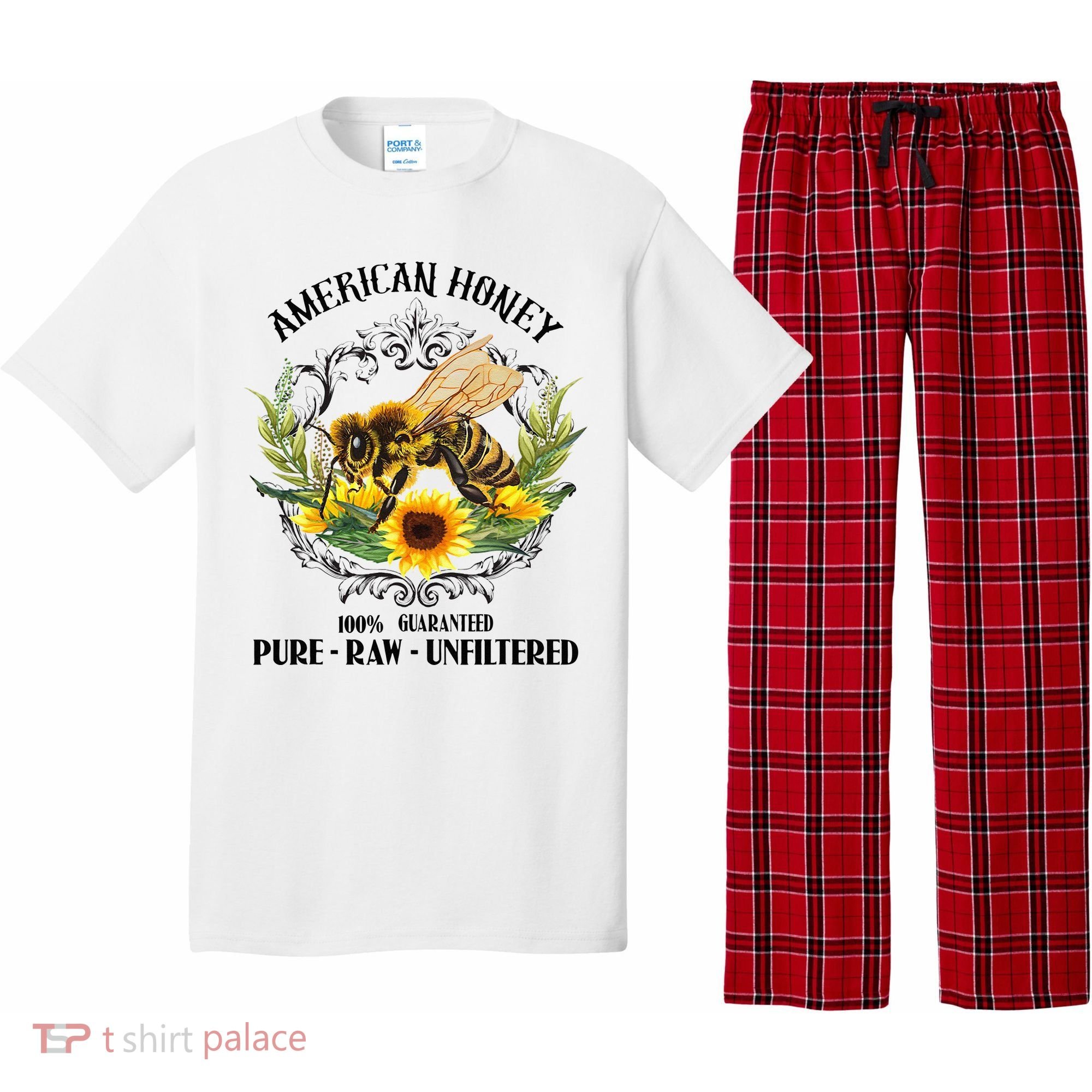 American Honey Bee Funny Beekeeping Gift For Beekeeper Pajama Set