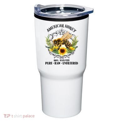 American Honey Bee Funny Beekeeping Gift For Beekeeper Tumbler