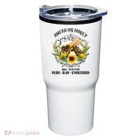 American Honey Bee Funny Beekeeping Gift For Beekeeper Tumbler thumb 0
