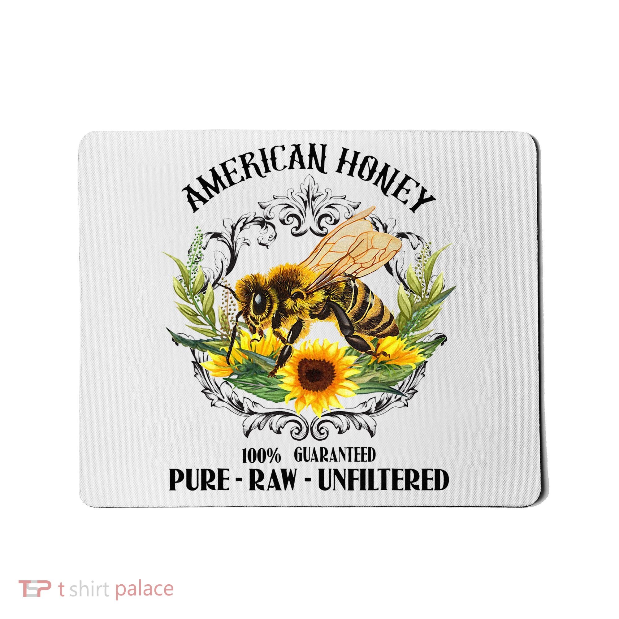 American Honey Bee Funny Beekeeping Gift For Beekeeper Mousepad