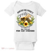 American Honey Bee Funny Beekeeping Gift For Beekeeper Baby Bodysuit thumb 0