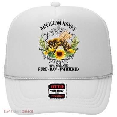 American Honey Bee Funny Beekeeping Gift For Beekeeper Hat