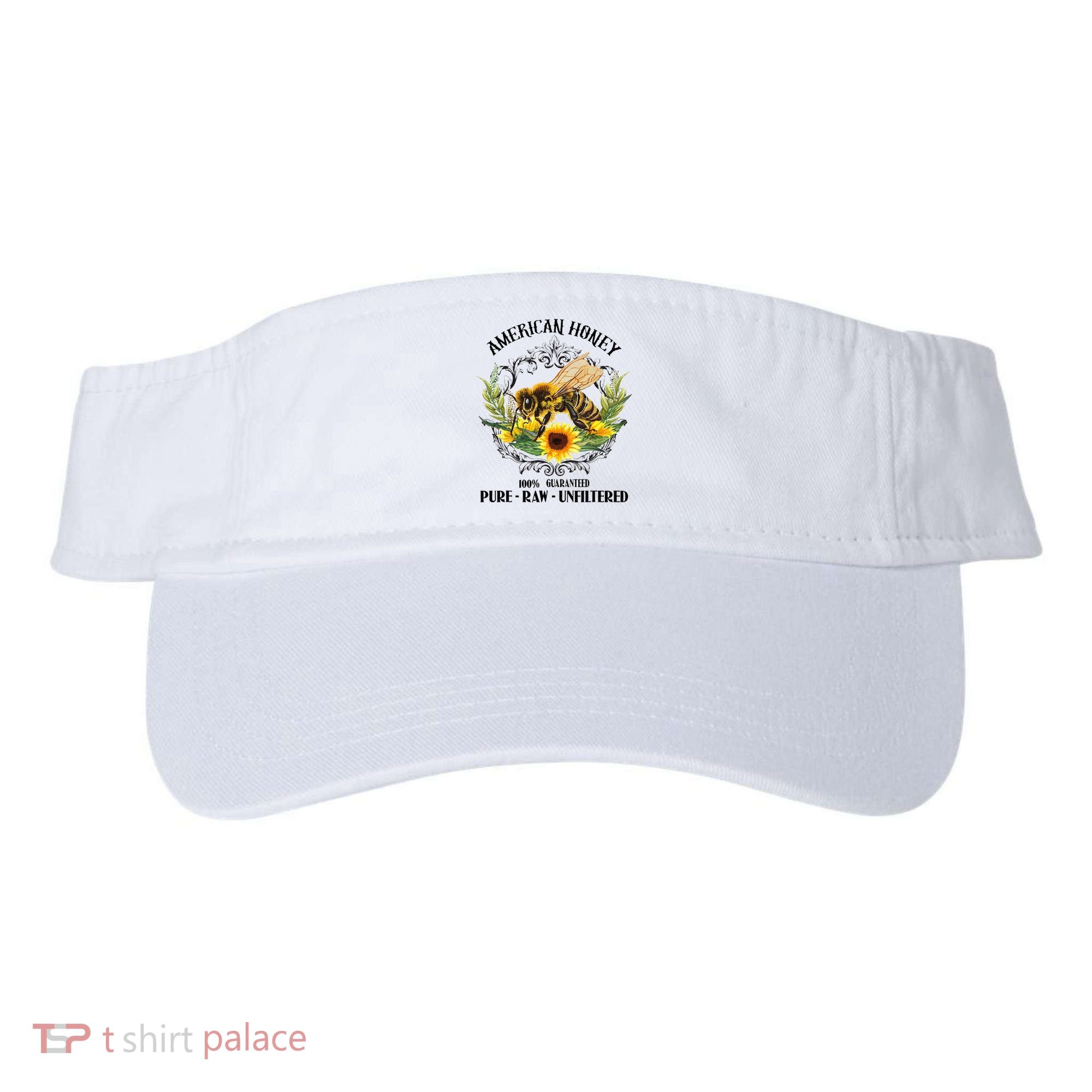 American Honey Bee Funny Beekeeping Gift For Beekeeper Visor