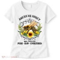 American Honey Bee Funny Beekeeping Gift For Beekeeper Women's T-Shirt thumb 0