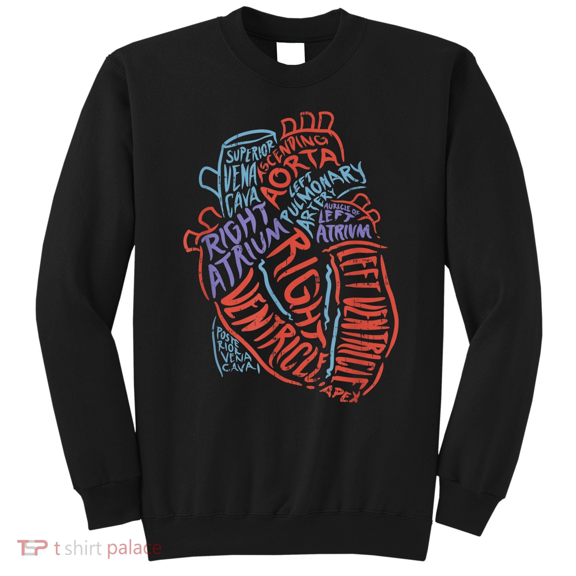 Anatomy Heart Cardiology Student Medical Professional Sweatshirt