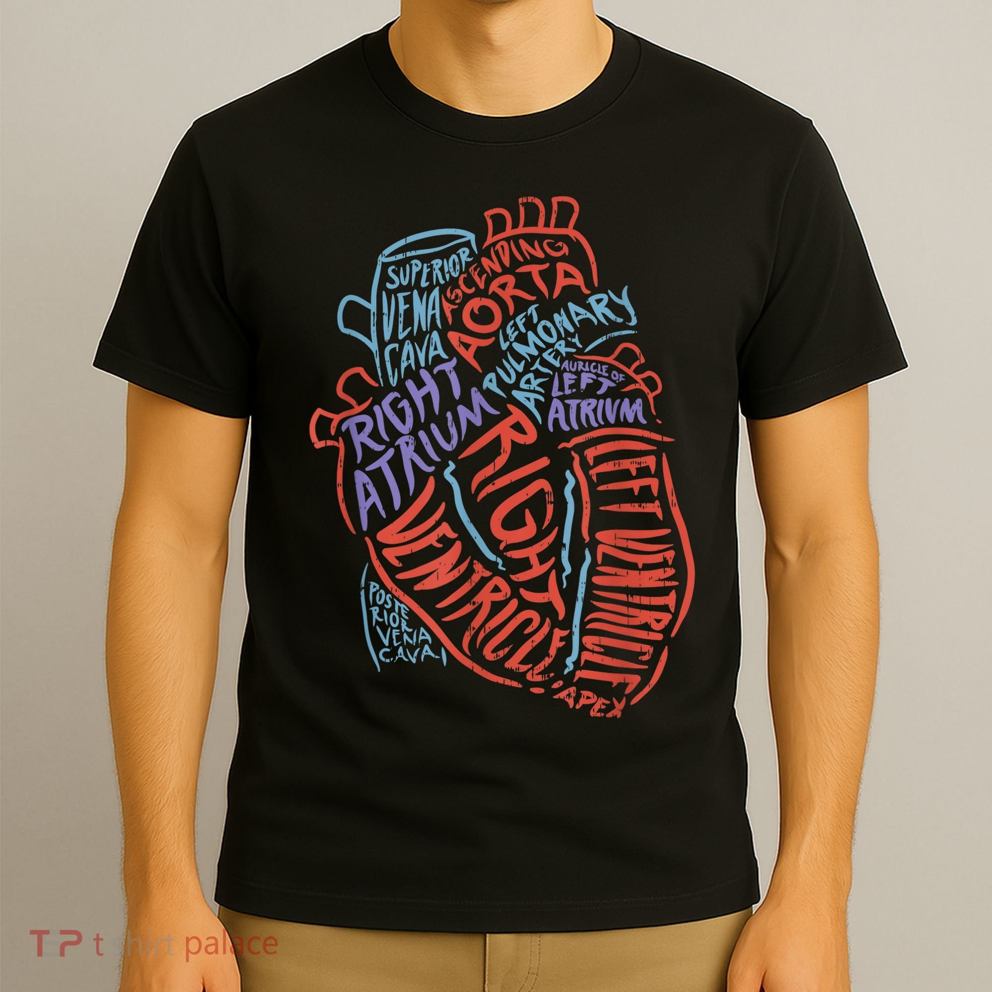 Anatomy Heart Cardiology Student Medical Professional T-Shirt