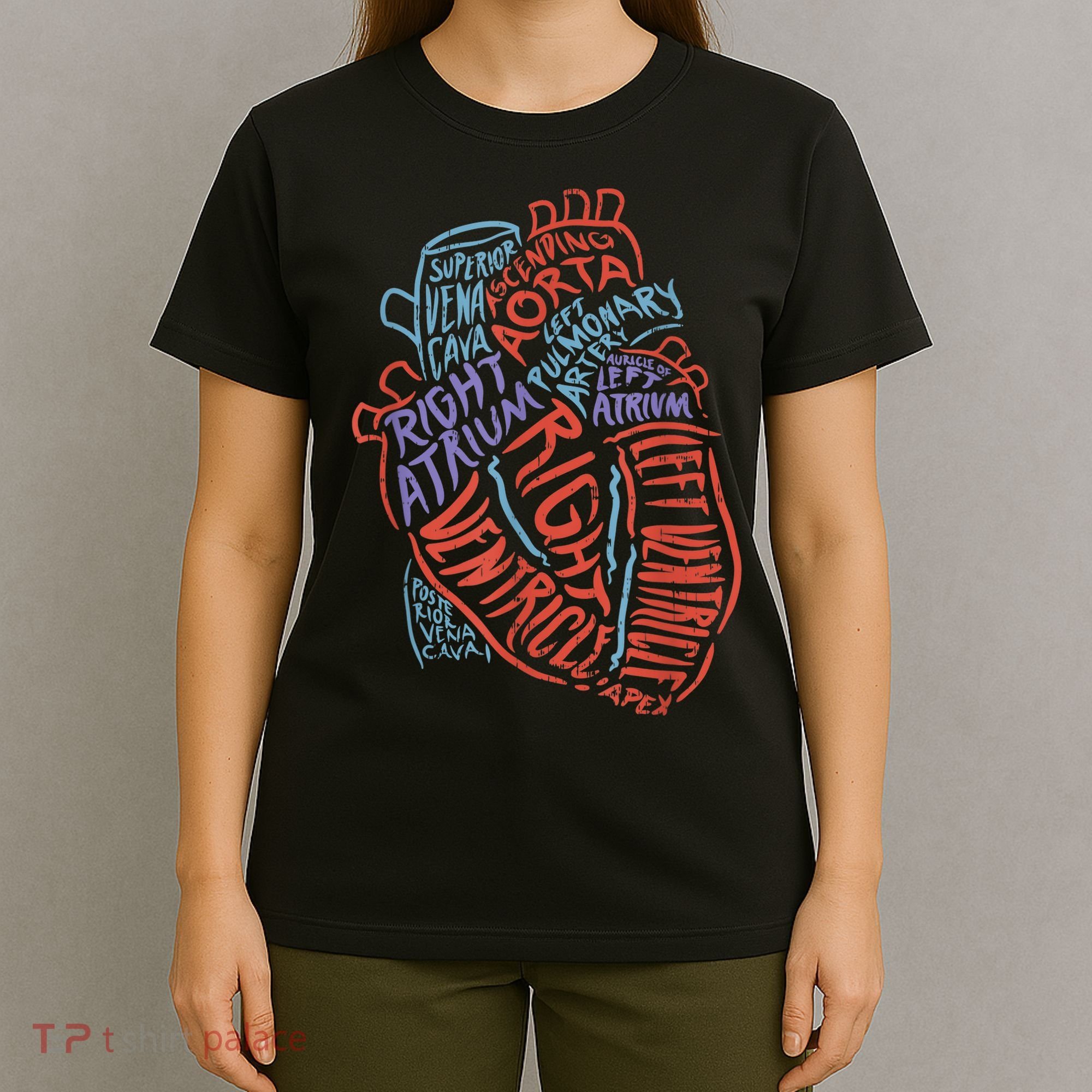 Anatomy Heart Cardiology Student Medical Professional T-Shirt
