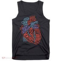 Anatomy Heart Cardiology Student Medical Professional Tank Top thumb 0