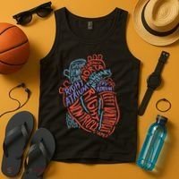 Anatomy Heart Cardiology Student Medical Professional Tank Top thumb 4