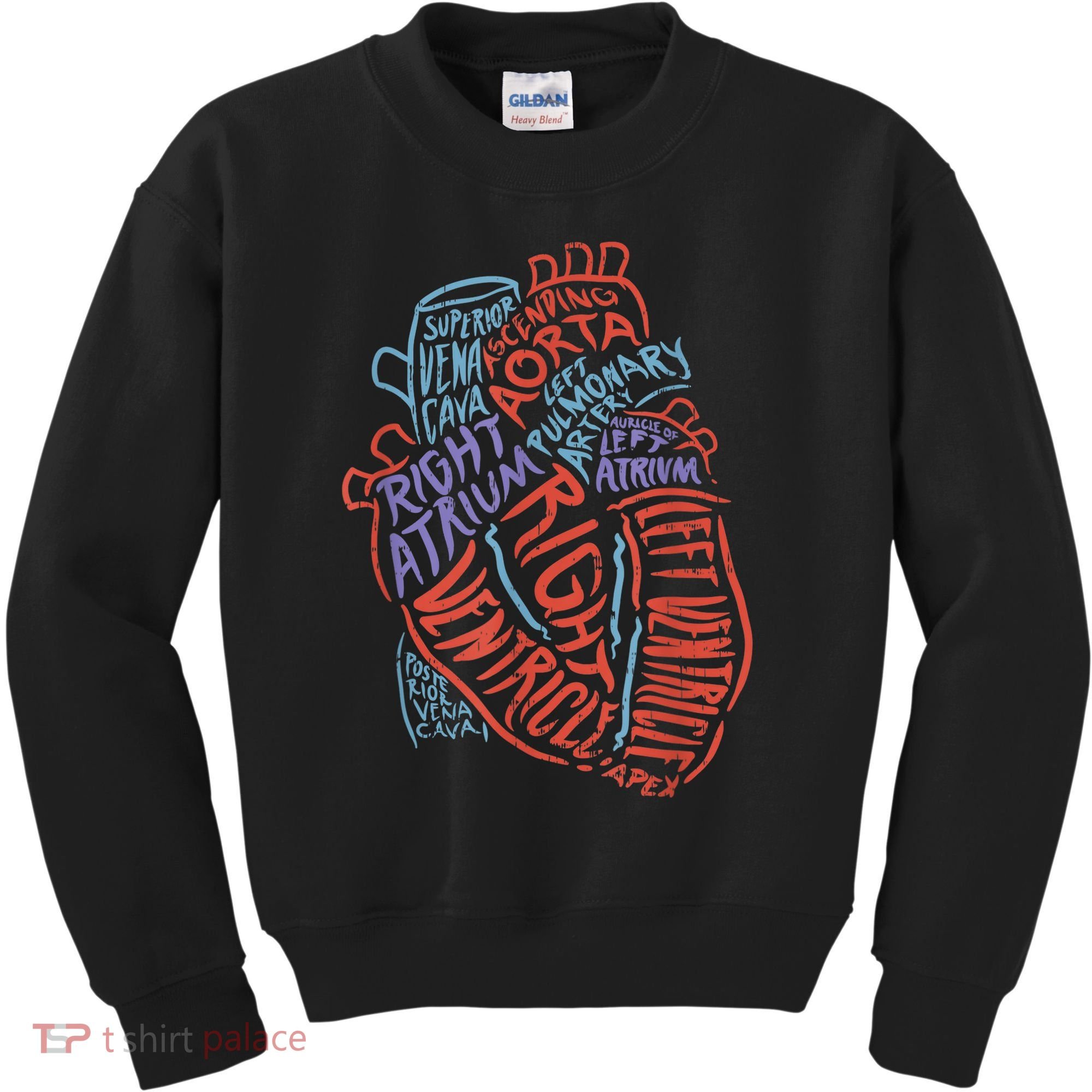 Anatomy Heart Cardiology Student Medical Professional Kids Sweatshirt