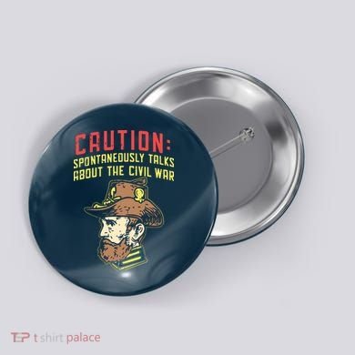 American History Civil War Enthusiasts Button
