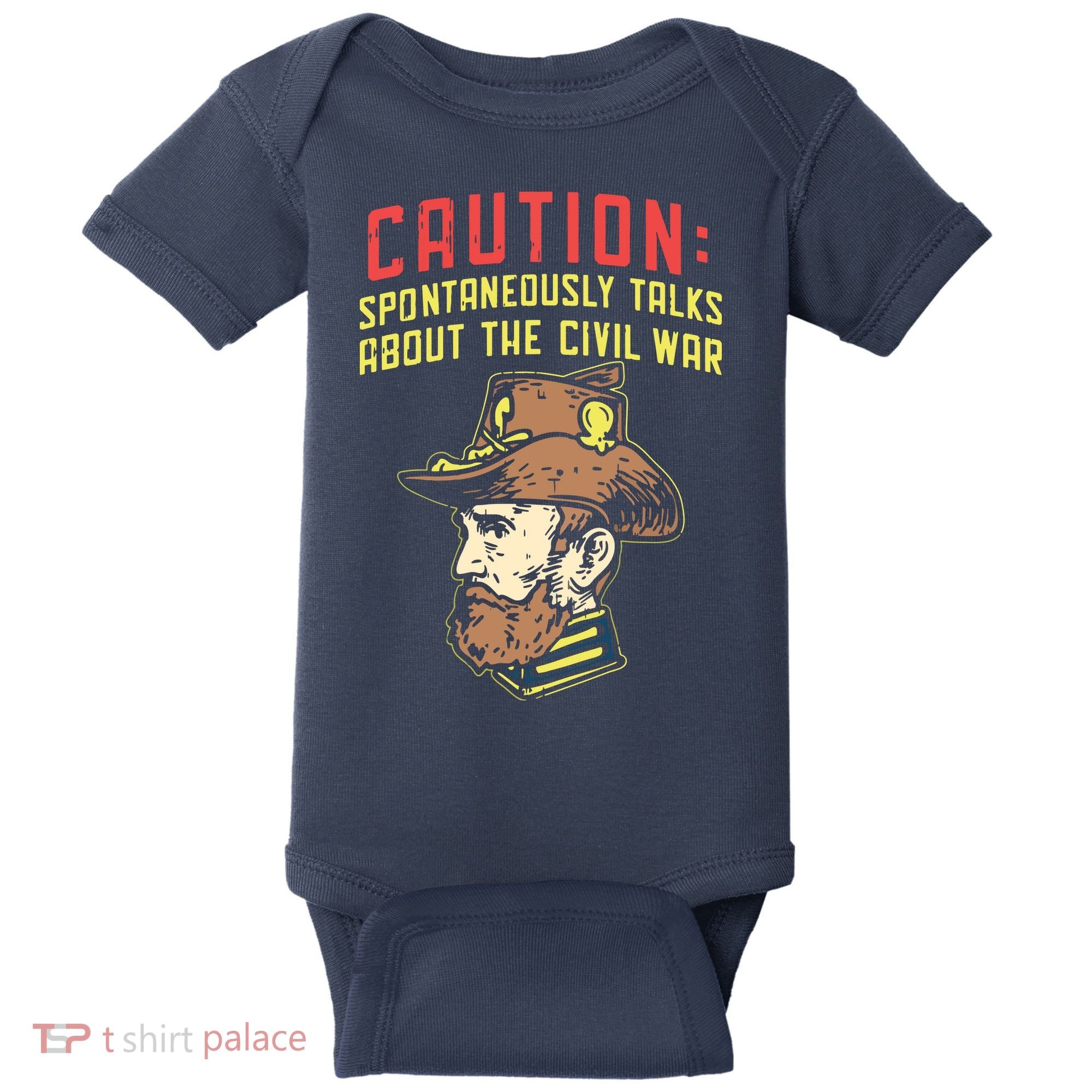 American History Civil War Enthusiasts Baby Bodysuit