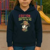 American History Civil War Enthusiasts Kids Hoodie thumb 3