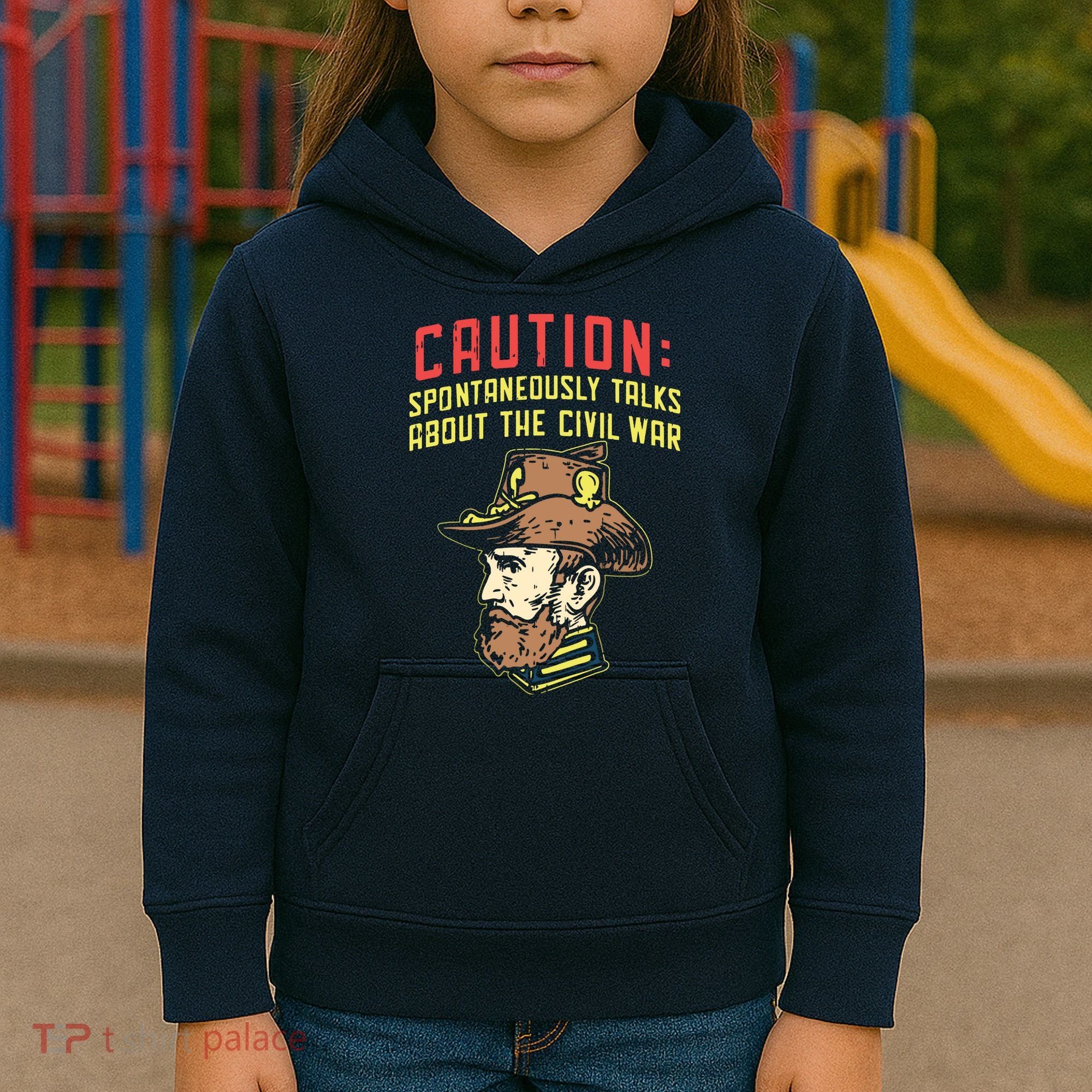 American History Civil War Enthusiasts Kids Hoodie
