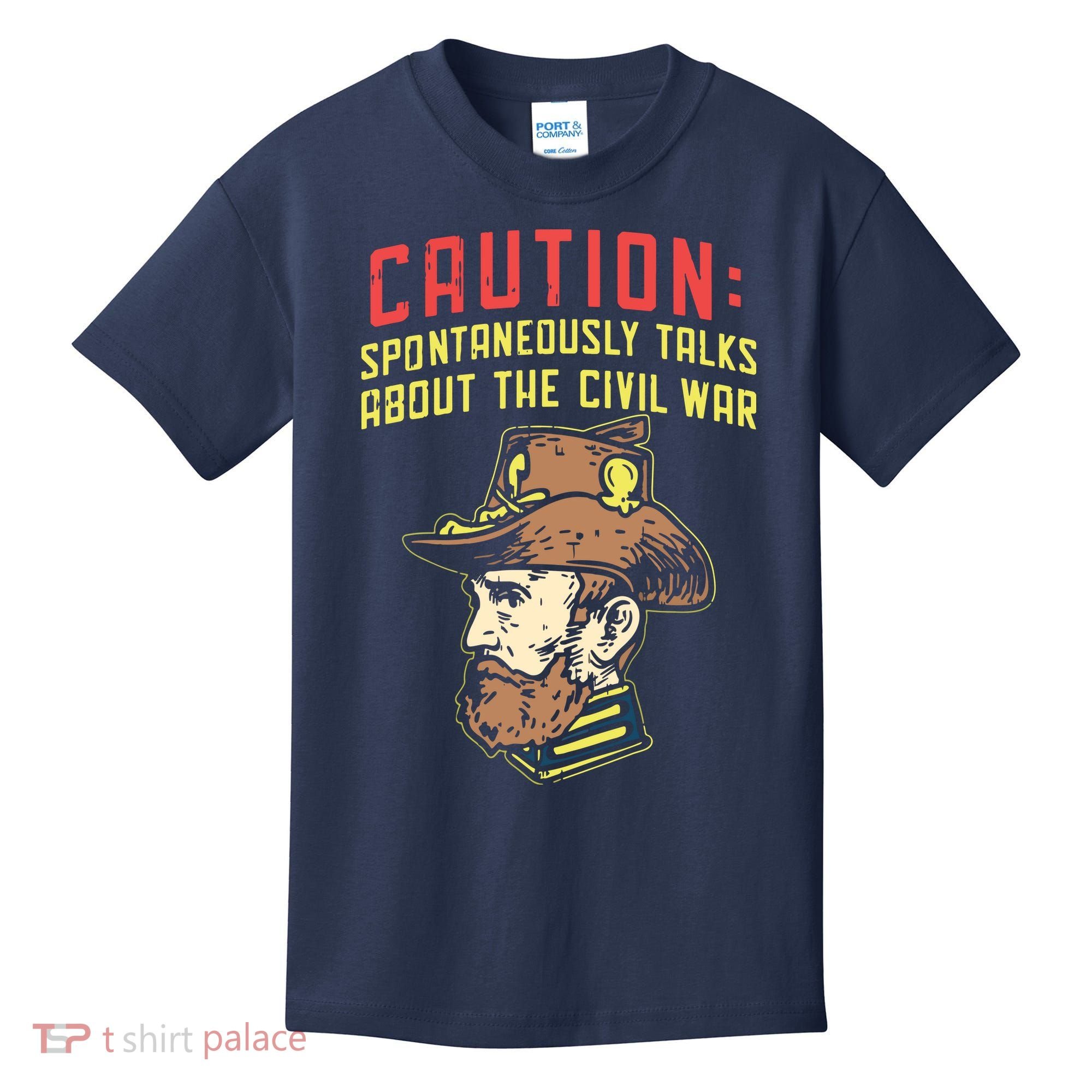 American History Civil War Enthusiasts Kids T-Shirt