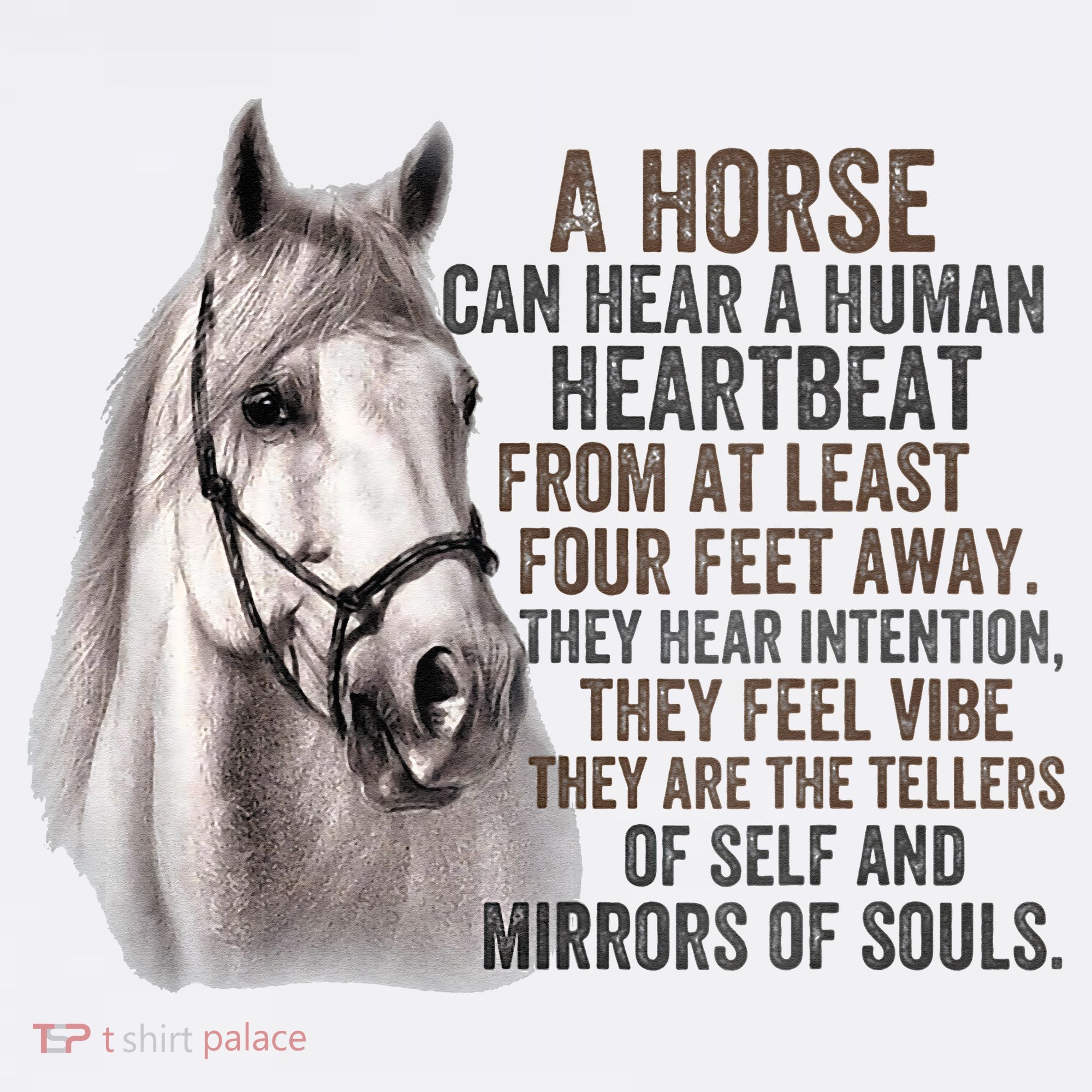 A Horse can hear a human heartbeat Horses mirrors of souls Women's Hoodie