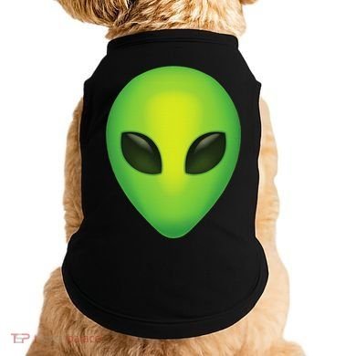 Alien Head Colorful Alien Rave Believe Doggie Tank
