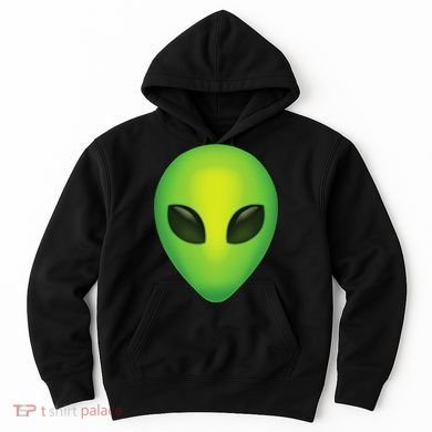 Alien Head Colorful Alien Rave Believe Hoodie