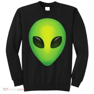 Alien Head Colorful Alien Rave Believe Sweatshirt