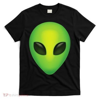 Alien Head Colorful Alien Rave Believe T-Shirt
