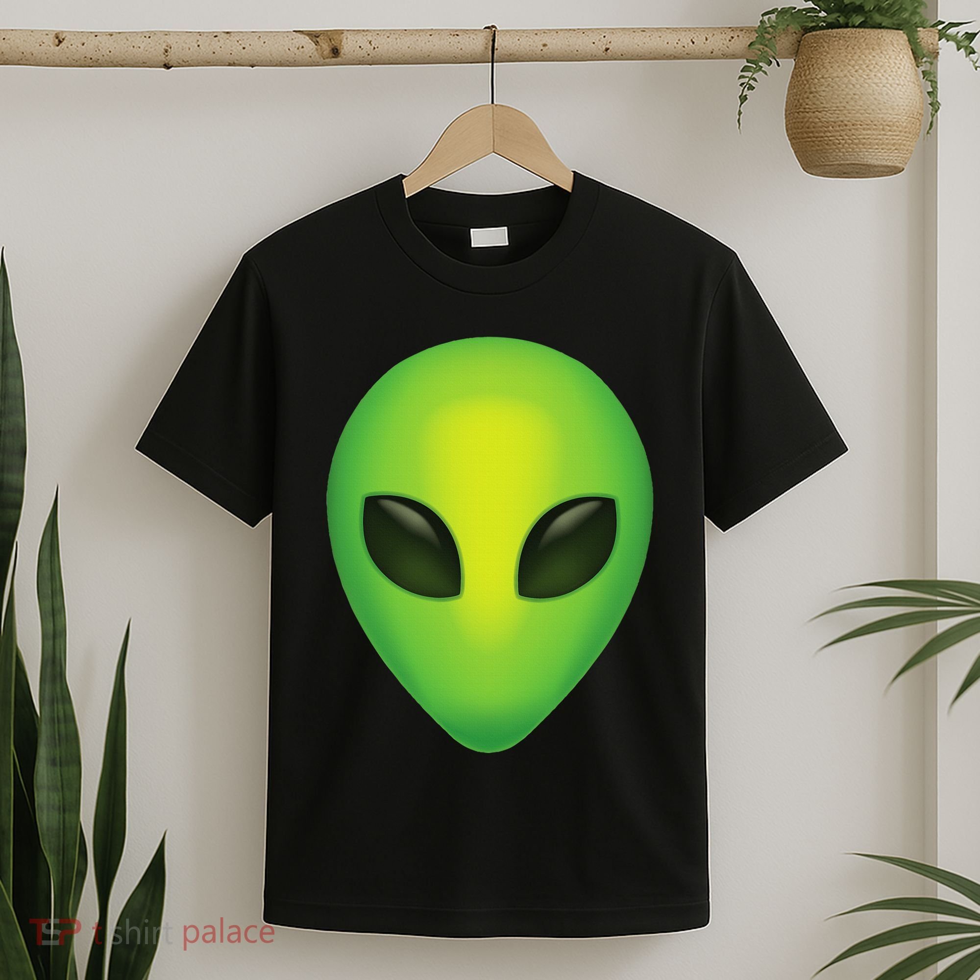 Alien Head Colorful Alien Rave Believe T-Shirt