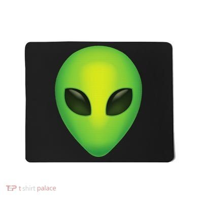 Alien Head Colorful Alien Rave Believe Mousepad