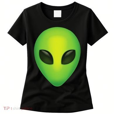 Alien Head Colorful Alien Rave Believe Women's T-Shirt
