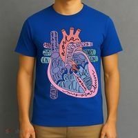 Anatomy Heart Cardiac Anatomy Medical Science School Gift T-Shirt thumb 3