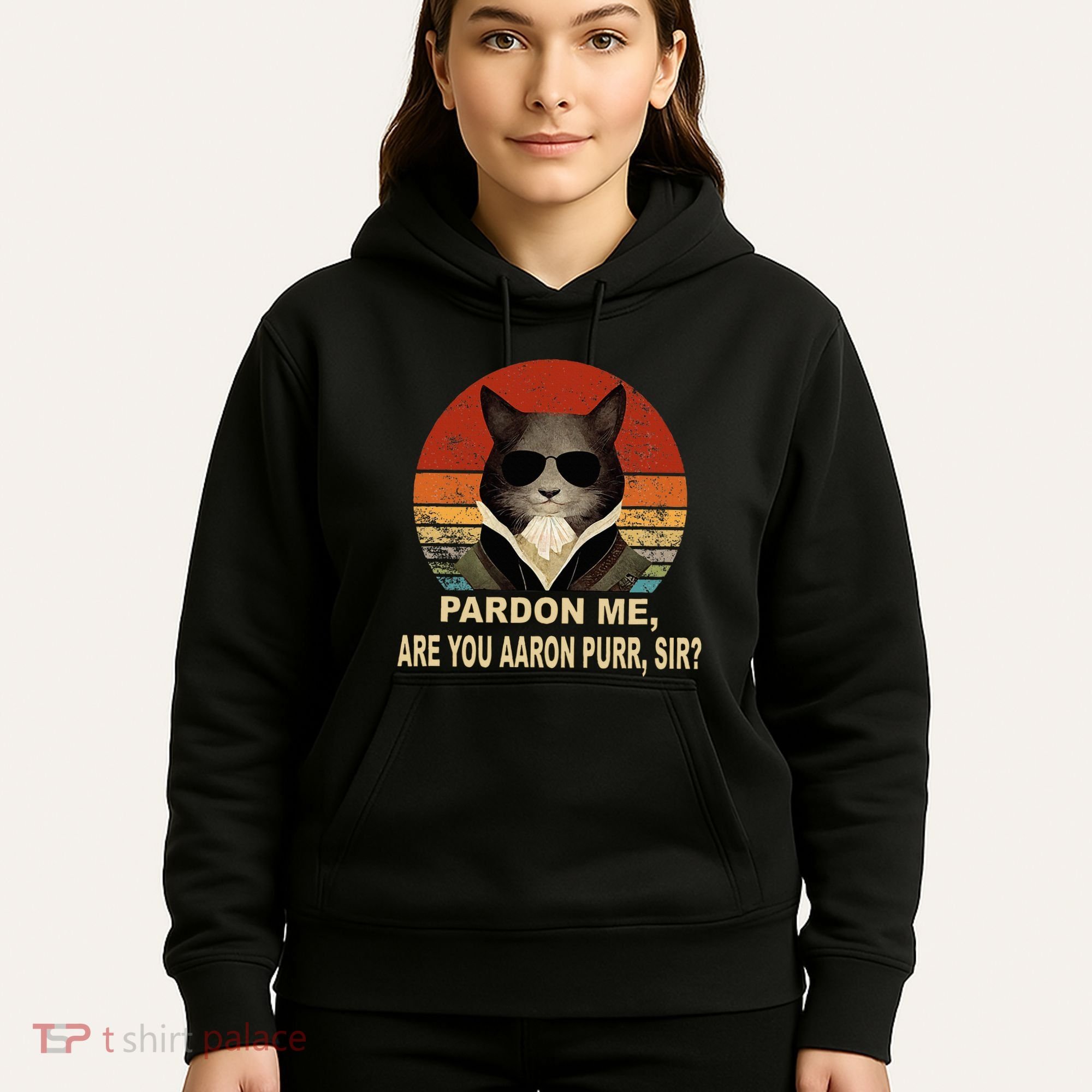 Alexander Hamilton Cat Hoodie