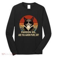Alexander Hamilton Cat Long Sleeve Shirt thumb 0