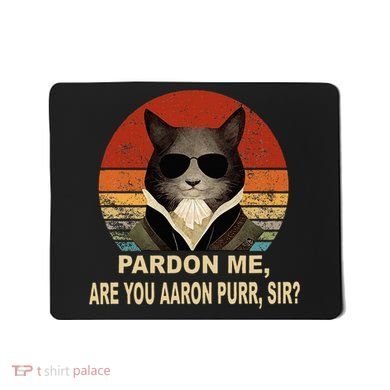 Alexander Hamilton Cat Mousepad