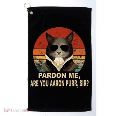 Alexander Hamilton Cat Golf Towel