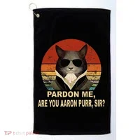 Alexander Hamilton Cat Golf Towel thumb 0