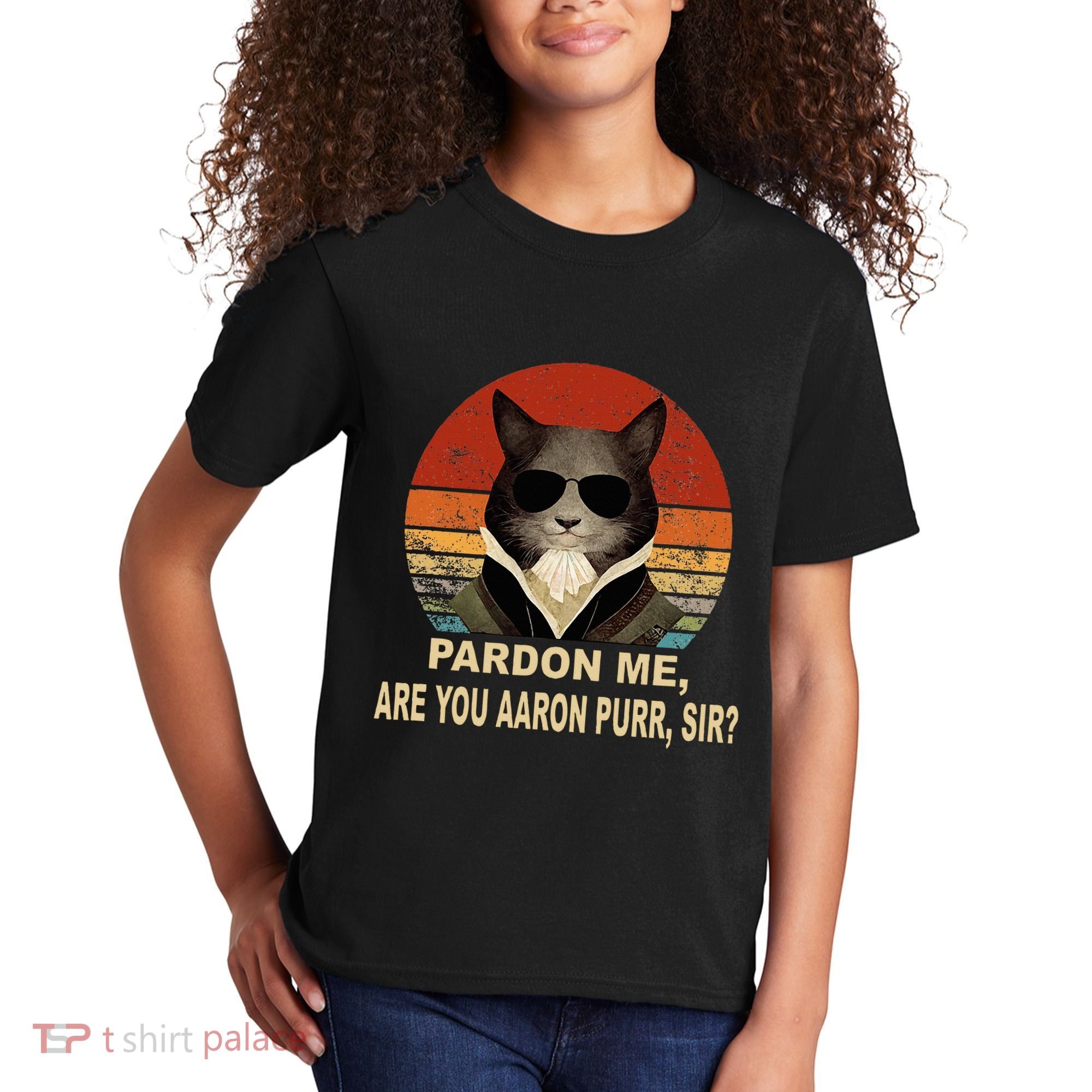 Alexander Hamilton Cat Kids T-Shirt