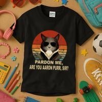 Alexander Hamilton Cat Kids T-Shirt thumb 3
