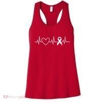 American Heart Disease Awareness Month Ribbon Go Red Heart Women's Tank Top thumb 0