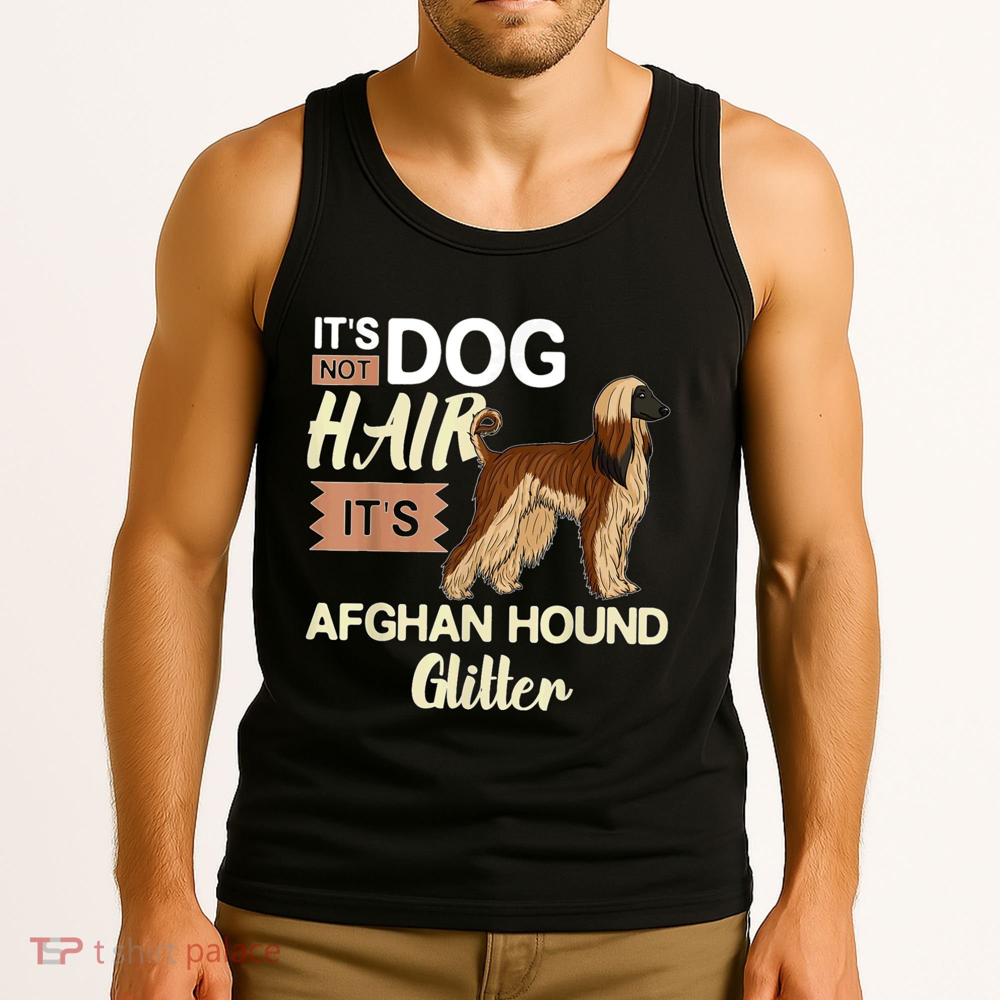 Afghan Hound Dog Gift Puppies Owner Lover Tank Top