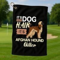 Afghan Hound Dog Gift Puppies Owner Lover Golf Towel thumb 1