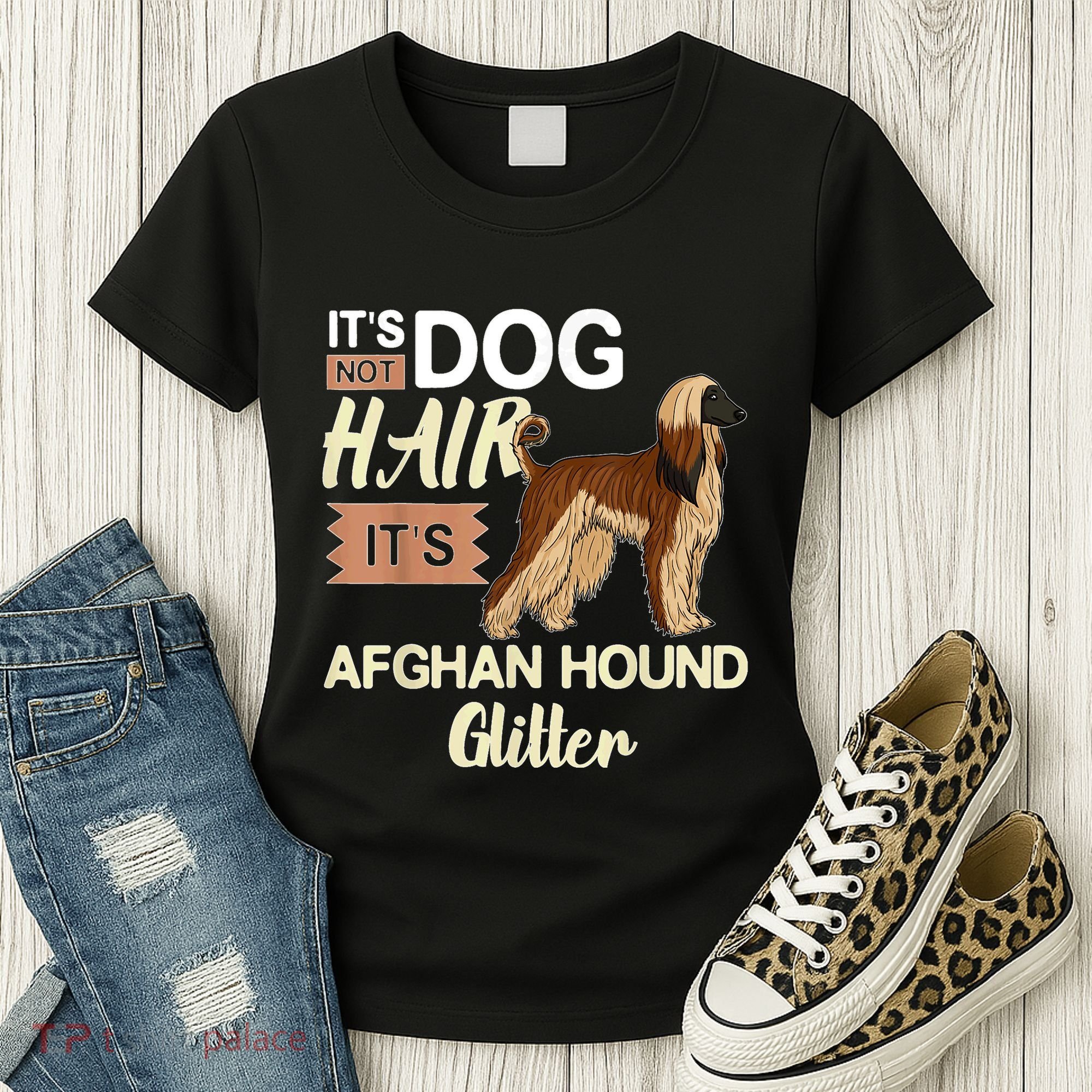Afghan Hound Dog Gift Puppies Owner Lover Women's T-Shirt