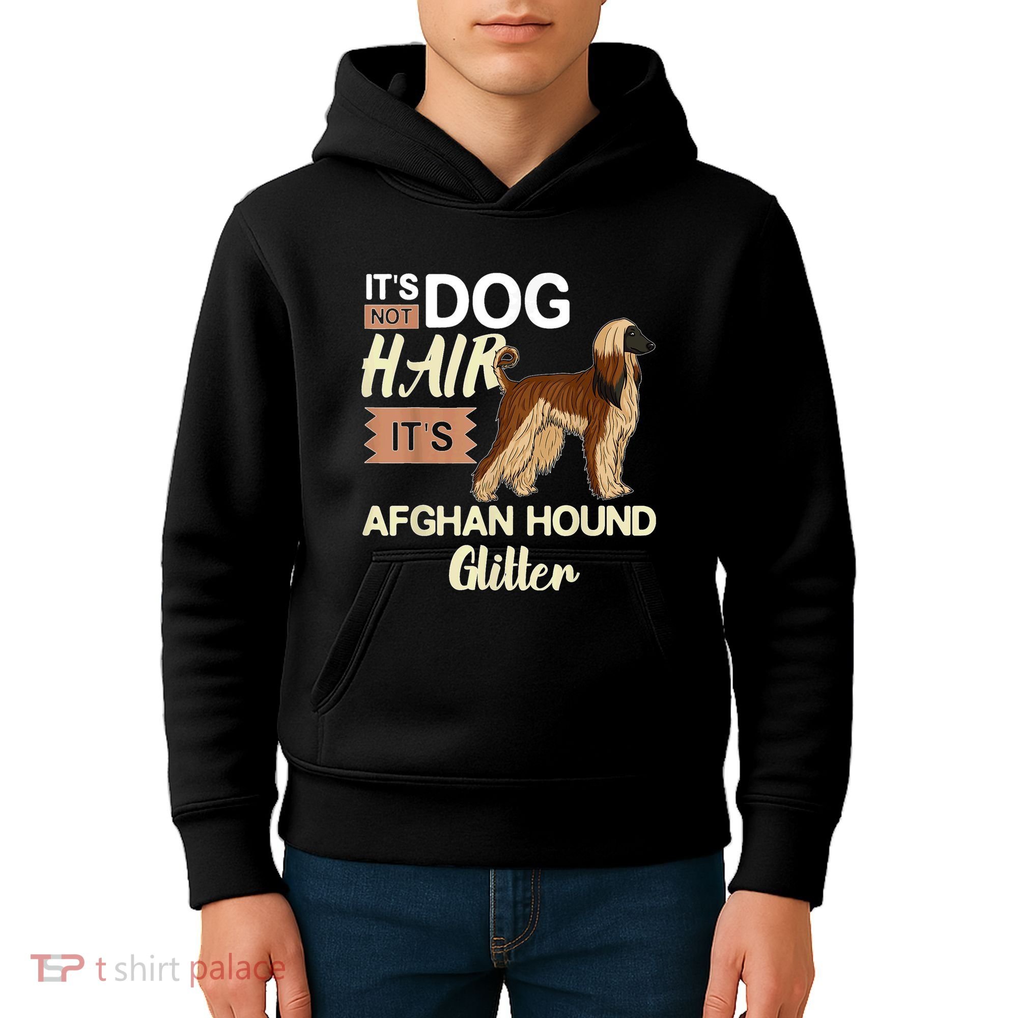 Afghan Hound Dog Gift Puppies Owner Lover Kids Hoodie