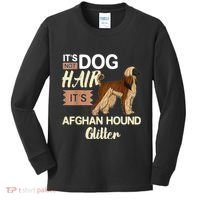 Afghan Hound Dog Gift Puppies Owner Lover Kids Long Sleeve Shirt thumb 0