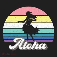 Aloha Hula Dancer Girl Cute Hawaiian Hawaii Dance Women's Sweatshirt thumb 2