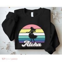 Aloha Hula Dancer Girl Cute Hawaiian Hawaii Dance Sweatshirt thumb 2