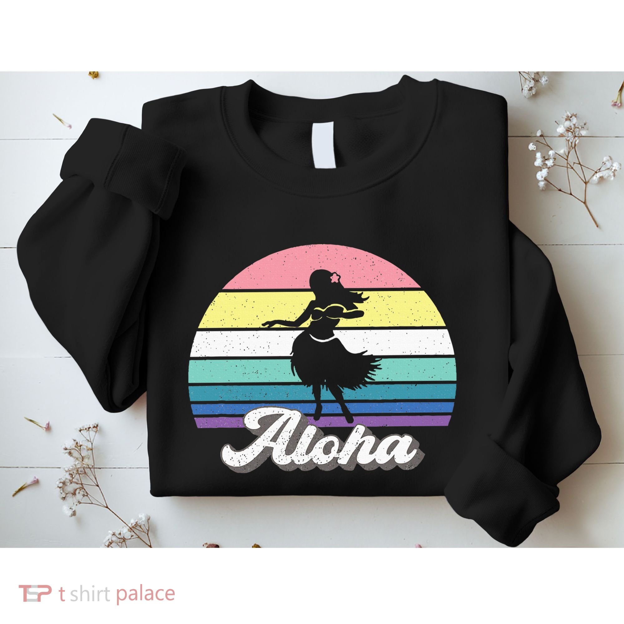 Aloha Hula Dancer Girl Cute Hawaiian Hawaii Dance Sweatshirt
