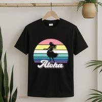 Aloha Hula Dancer Girl Cute Hawaiian Hawaii Dance T-Shirt thumb 2